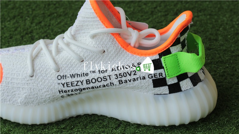 Off White x Adidas Yeezy Boost 350 V2 Custom